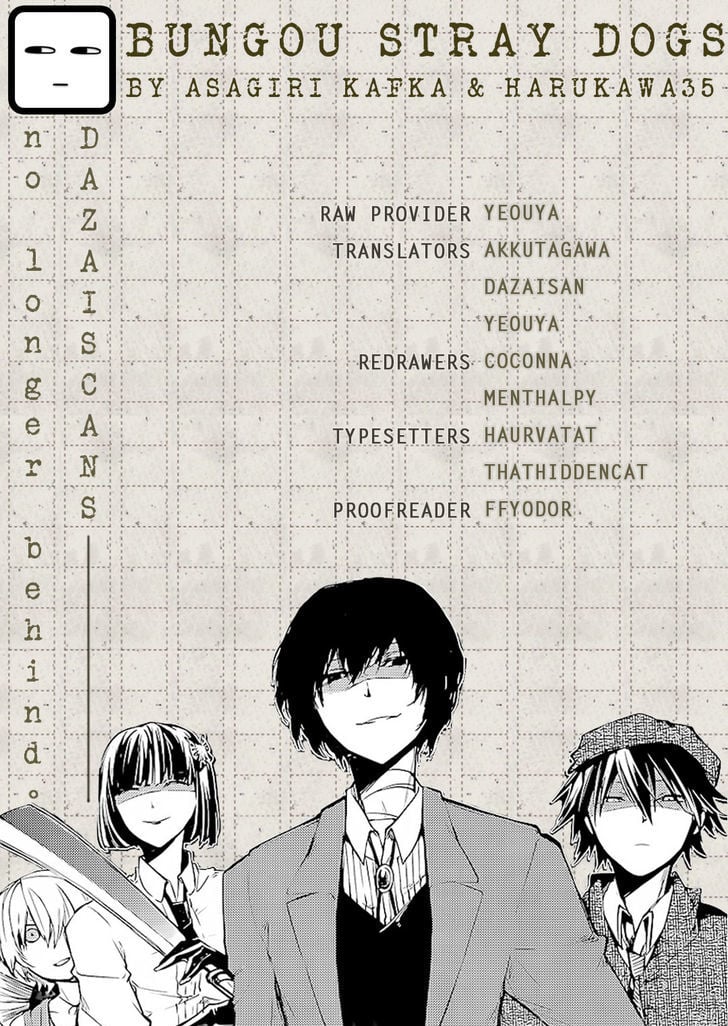 Bungou Stray Dogs, Chapter 49 image 01